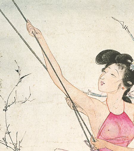 阳朔县-胡也佛的仕女画和最知名的金瓶梅秘戏图